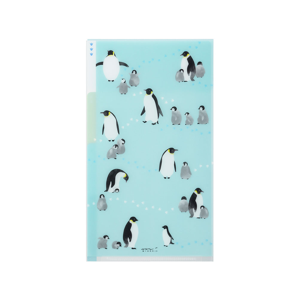 Pochette 3 Onglets A5 Slim, Pingouin