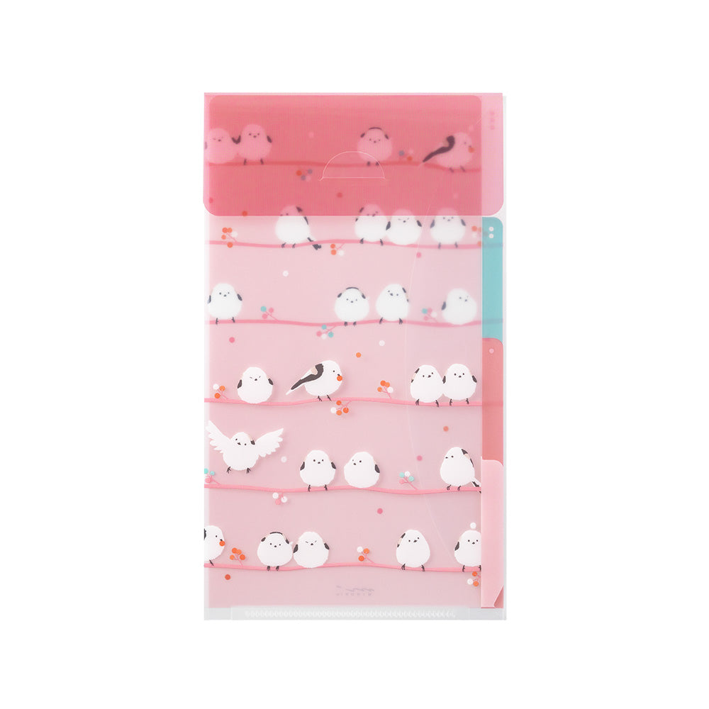 Pochette 3 Onglets A5 Slim, Mésange