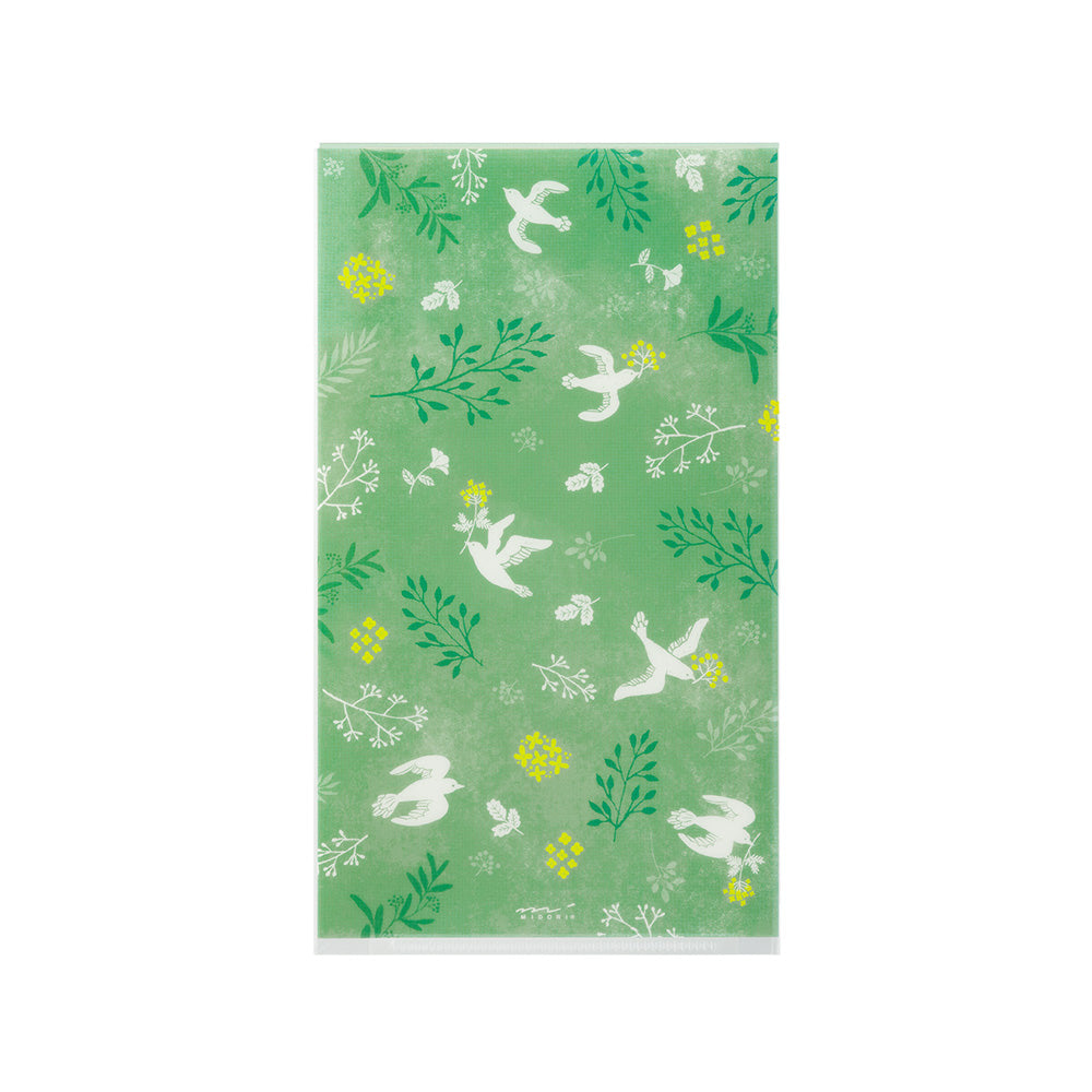 Pochette 3 Onglets A5 Slim, Oiseaux blancs
