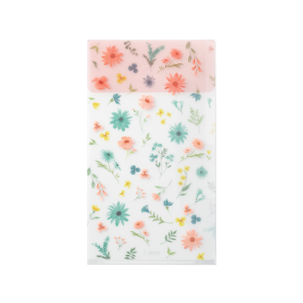 Pochette 3 Onglets A5 Slim, Fleur
