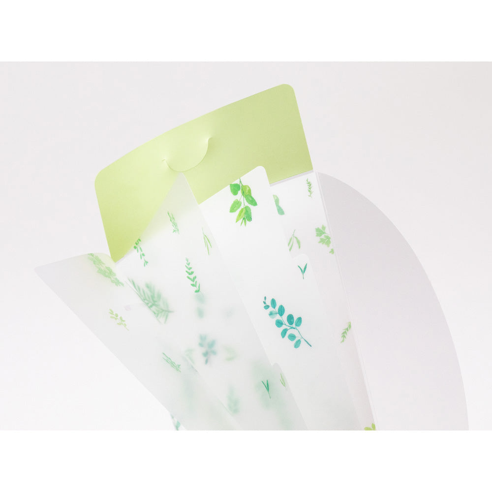Pochette 3 Onglets A5 Slim, Feuilles
