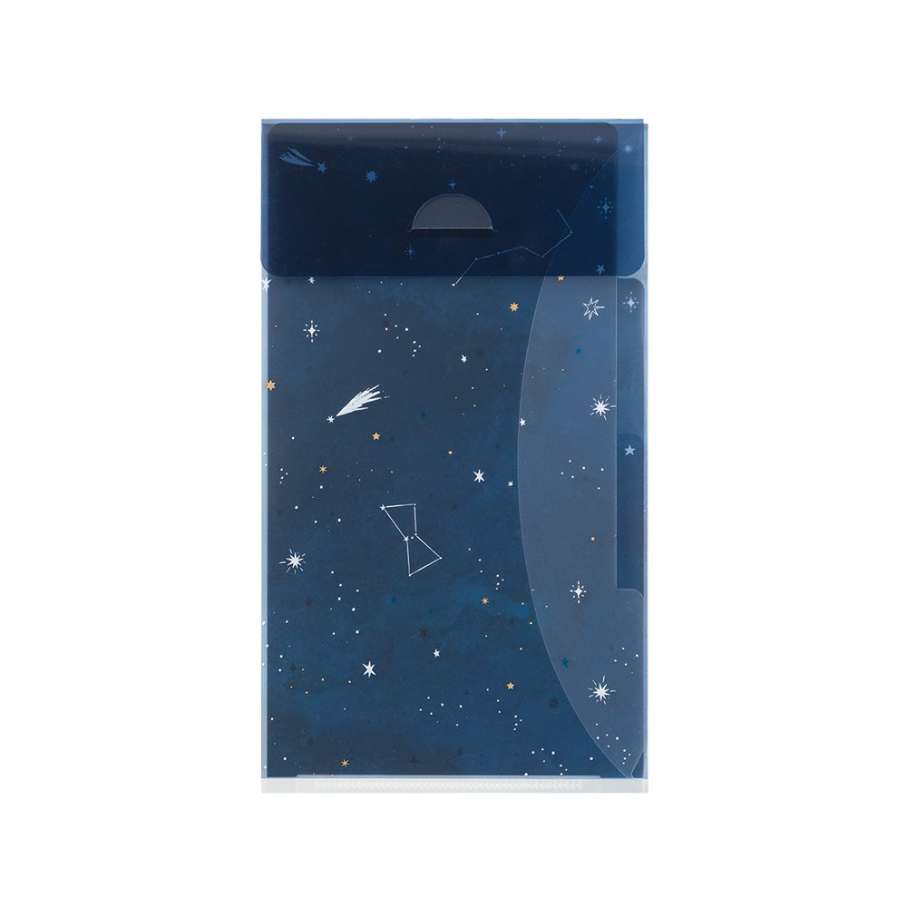 Pochette 3 Onglets A5 Slim, Ciel éoilé