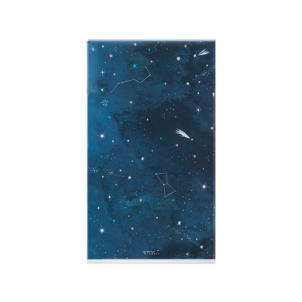 Pochette 3 Onglets A5 Slim, Ciel éoilé