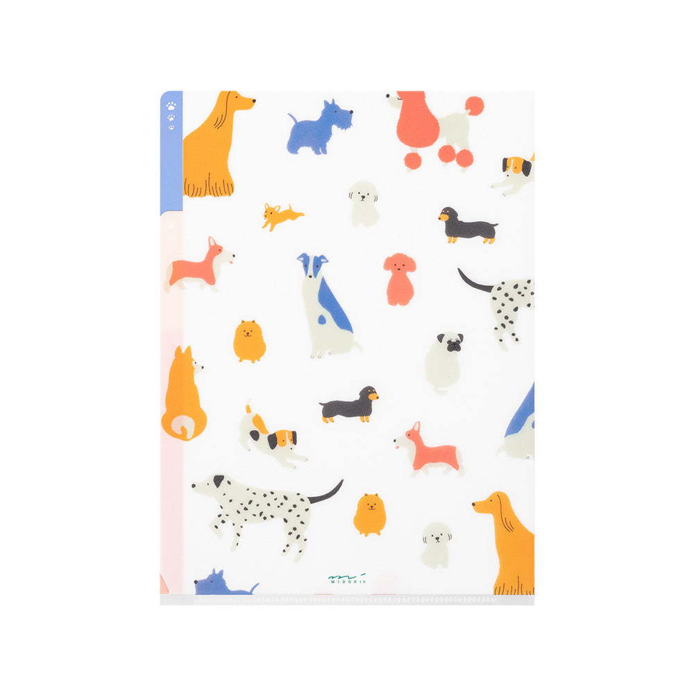 Pochette 3 Onglets A5, Chien