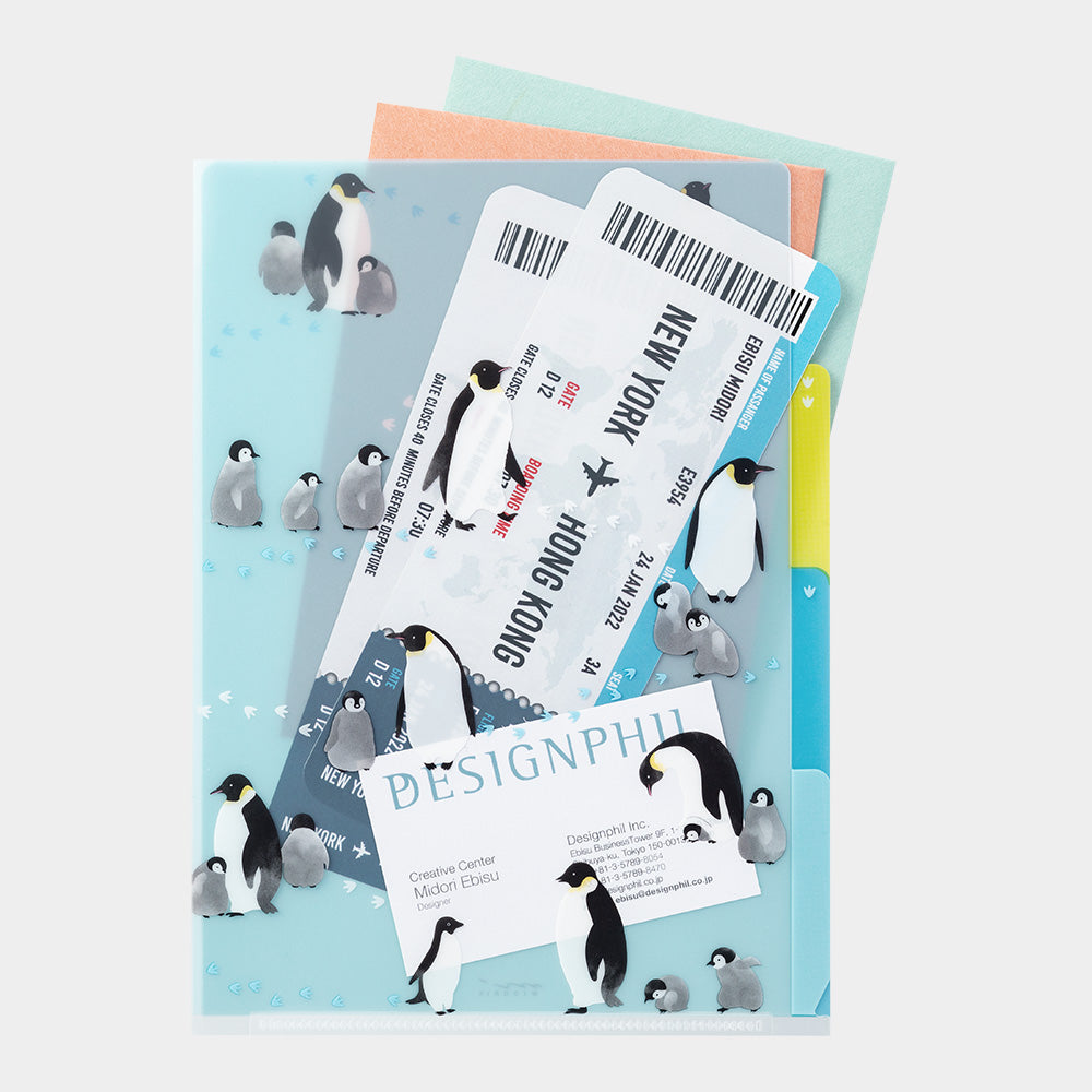 Pochette 3 Onglets A5, Pingouin