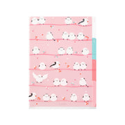 Pochette 3 Onglets A5, Mésange