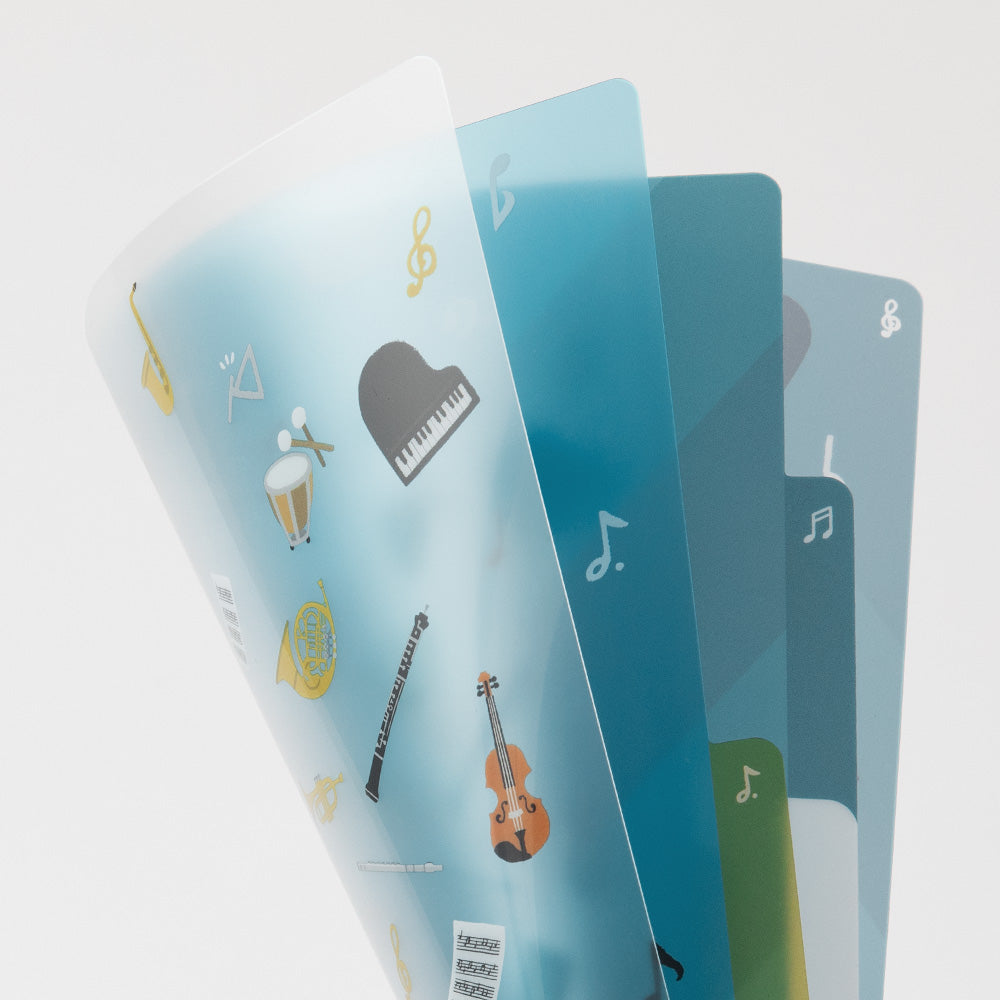 Pochette 3 Onglets A5, Musique
