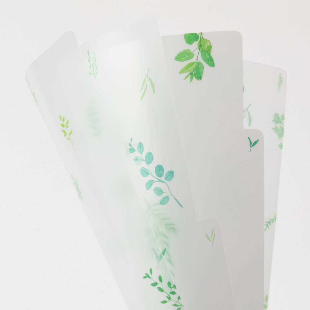 Pochette 3 Onglets A5, Feuilles