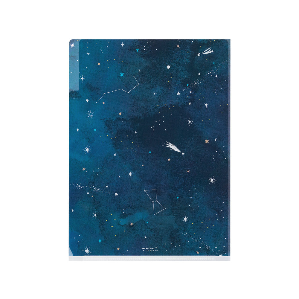 Pochette 3 Onglets A5, Ciel étoilé