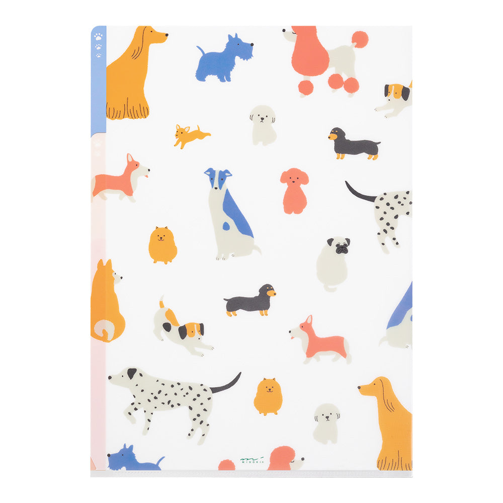 Pochette 3 Onglets A4, Chien