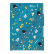 Pochette 3 Onglets A4, Musique