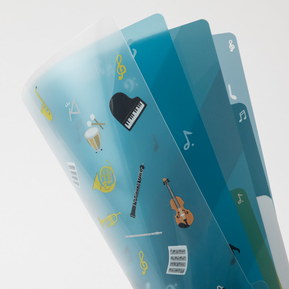 Pochette 3 Onglets A4, Musique