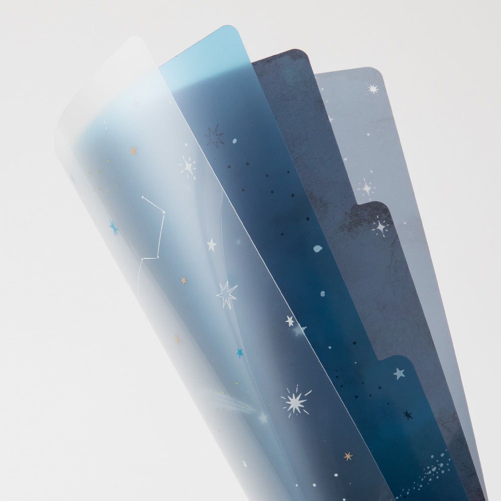 Pochette 3 Onglets A4, Ciel étoilé
