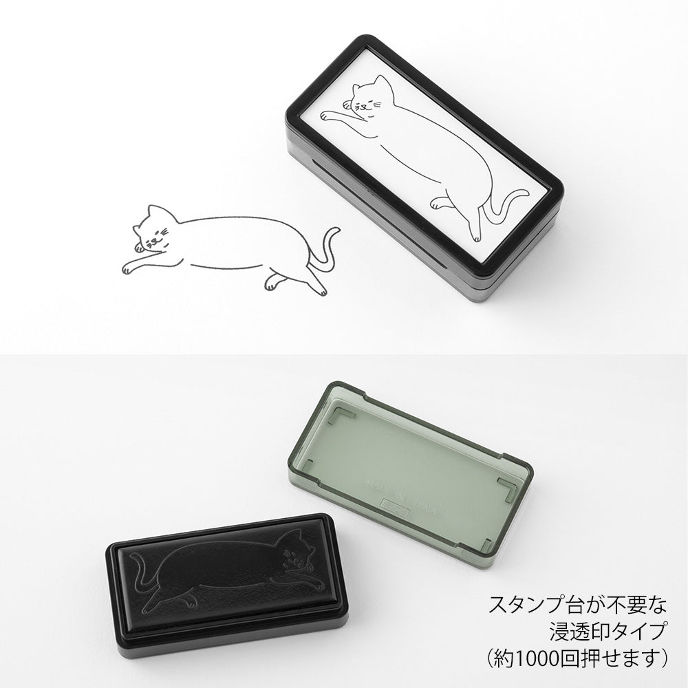 Mini tampon Chat pré-encrée