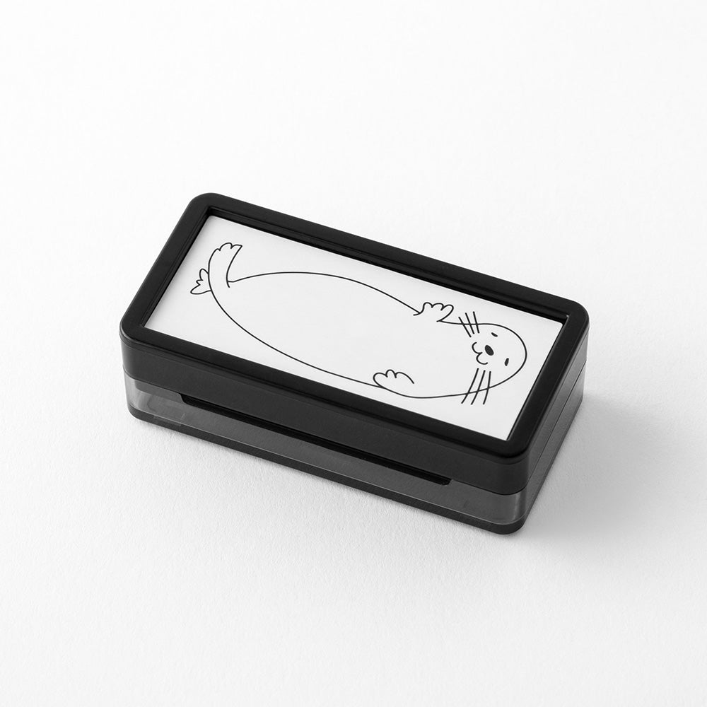 Mini tampon Phoque pré-encrée