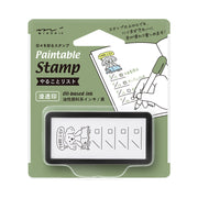 Mini tampon To-Do List pré-encrée