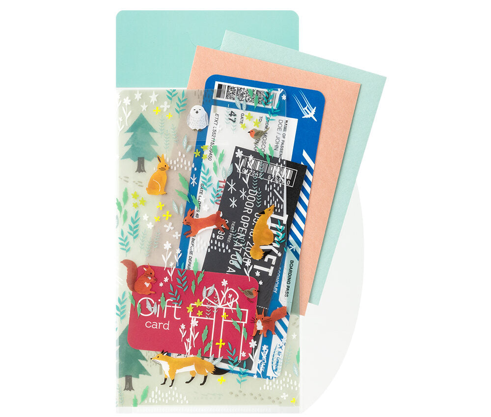 Pochette 3 Onglets A5 Slim, Animaux Nordiques