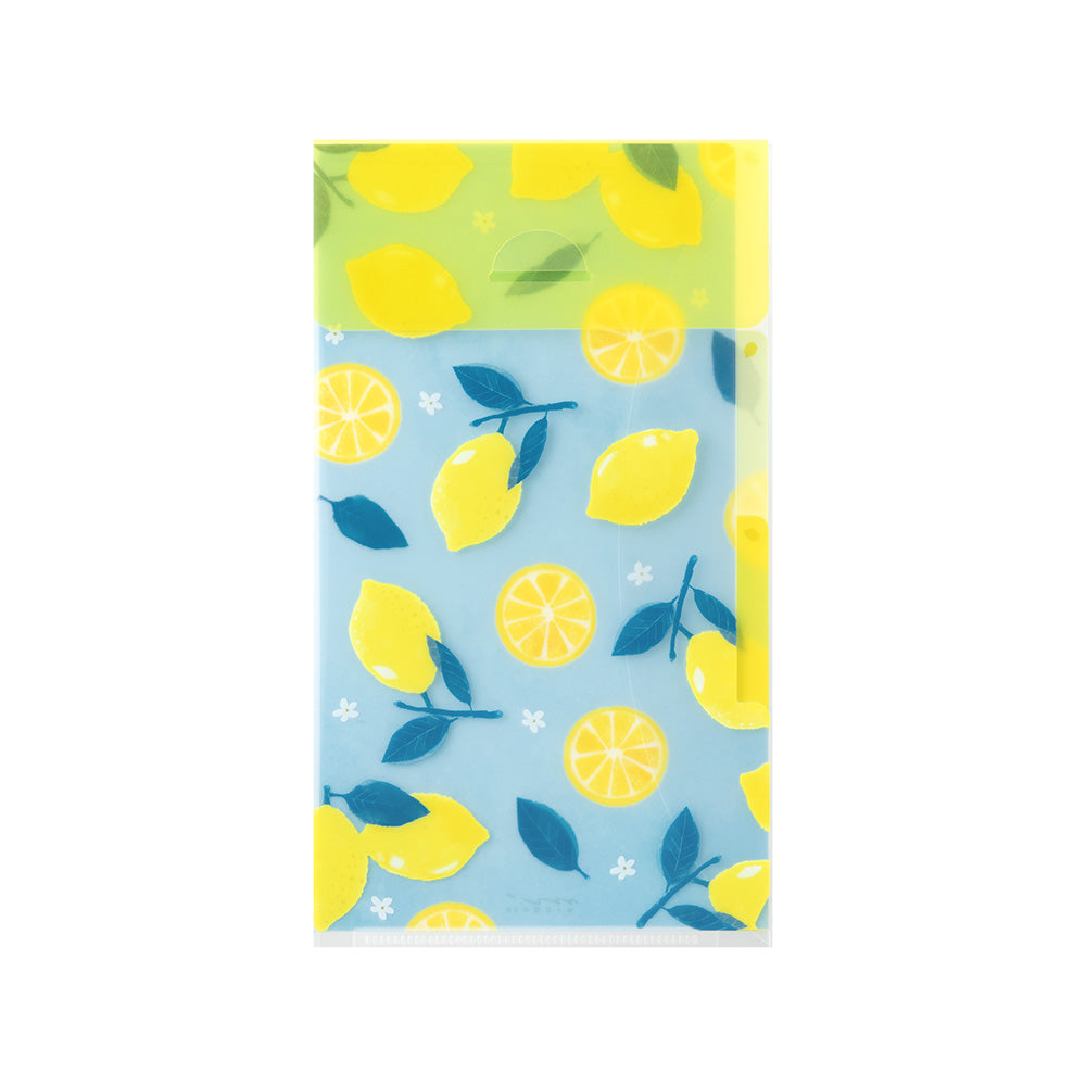 Pochette 3 Onglets A5 Slim, Citron