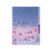 Pochette 3 Onglets A5, City Pop