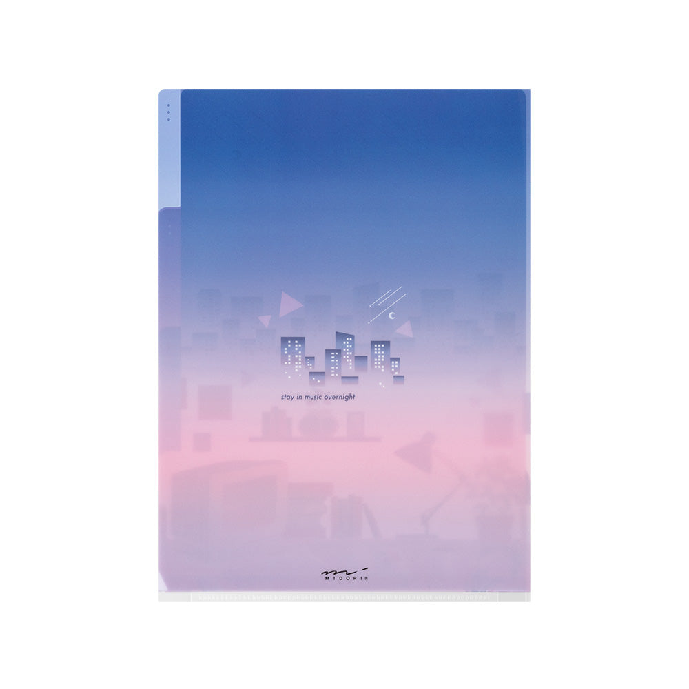 Pochette 3 Onglets A5, City Pop