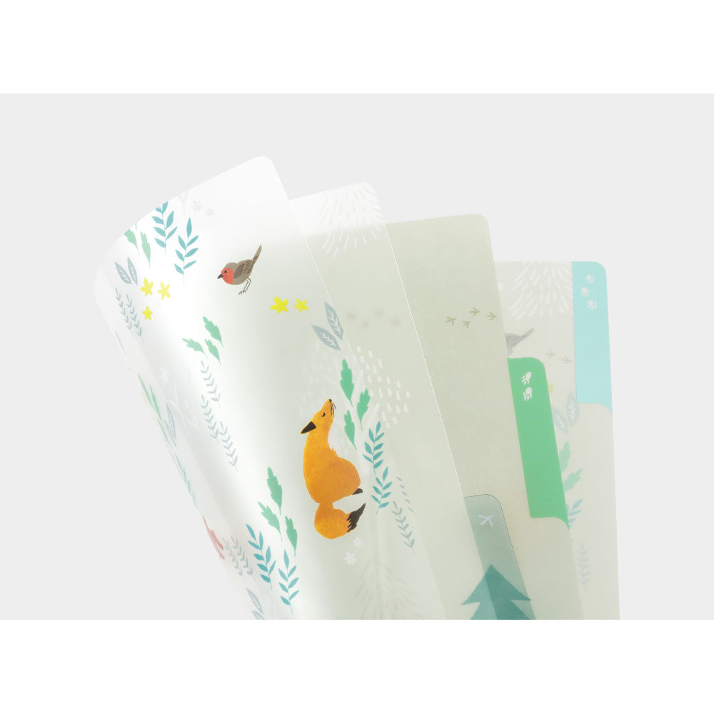 Pochette 3 Onglets A5, Animaux Nordiques