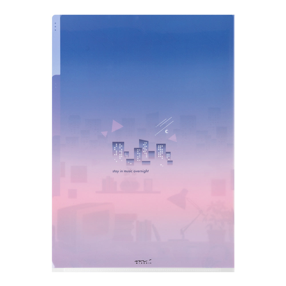 Pochette 3 Onglets A4, City Pop