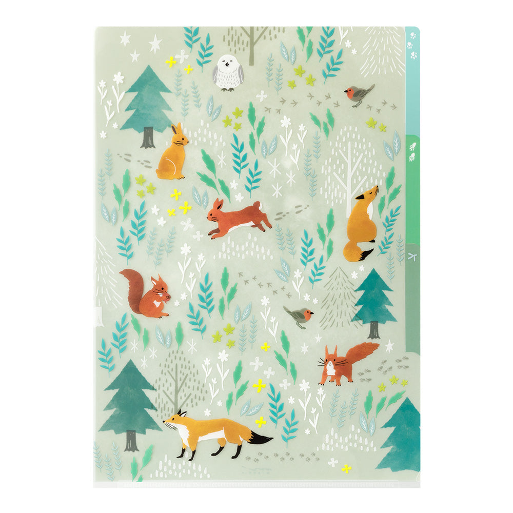 Pochette 3 Onglets A4, Animaux Nordiques