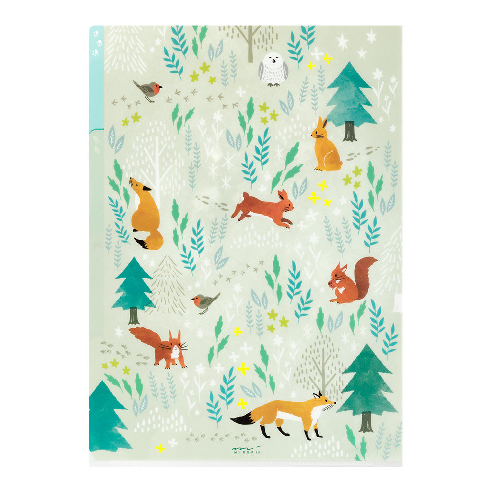 Pochette 3 Onglets A4, Animaux Nordiques