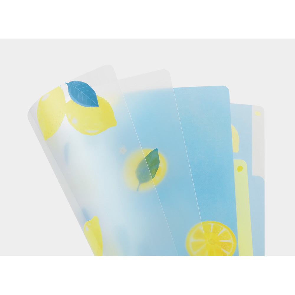 Pochette 3 Onglets A4, Citron