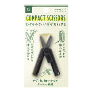 XS Ciseaux compacts dentelés, Noir