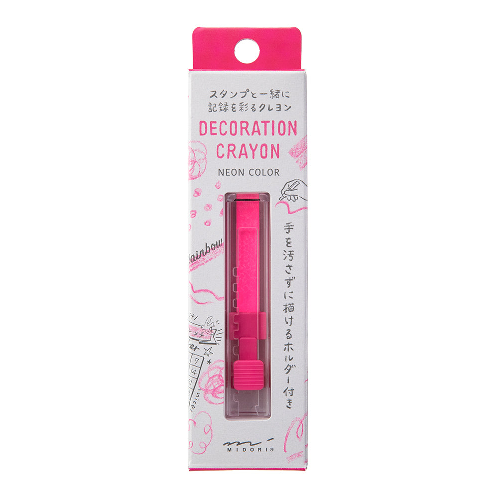 Décoration Crayon Rose Néon