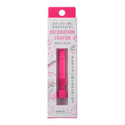 Décoration Crayon Rose Néon