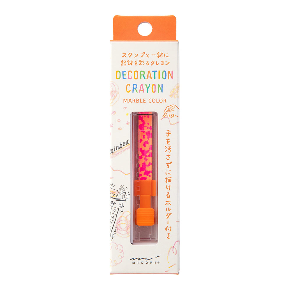 Décoration Crayon Rose et Orange