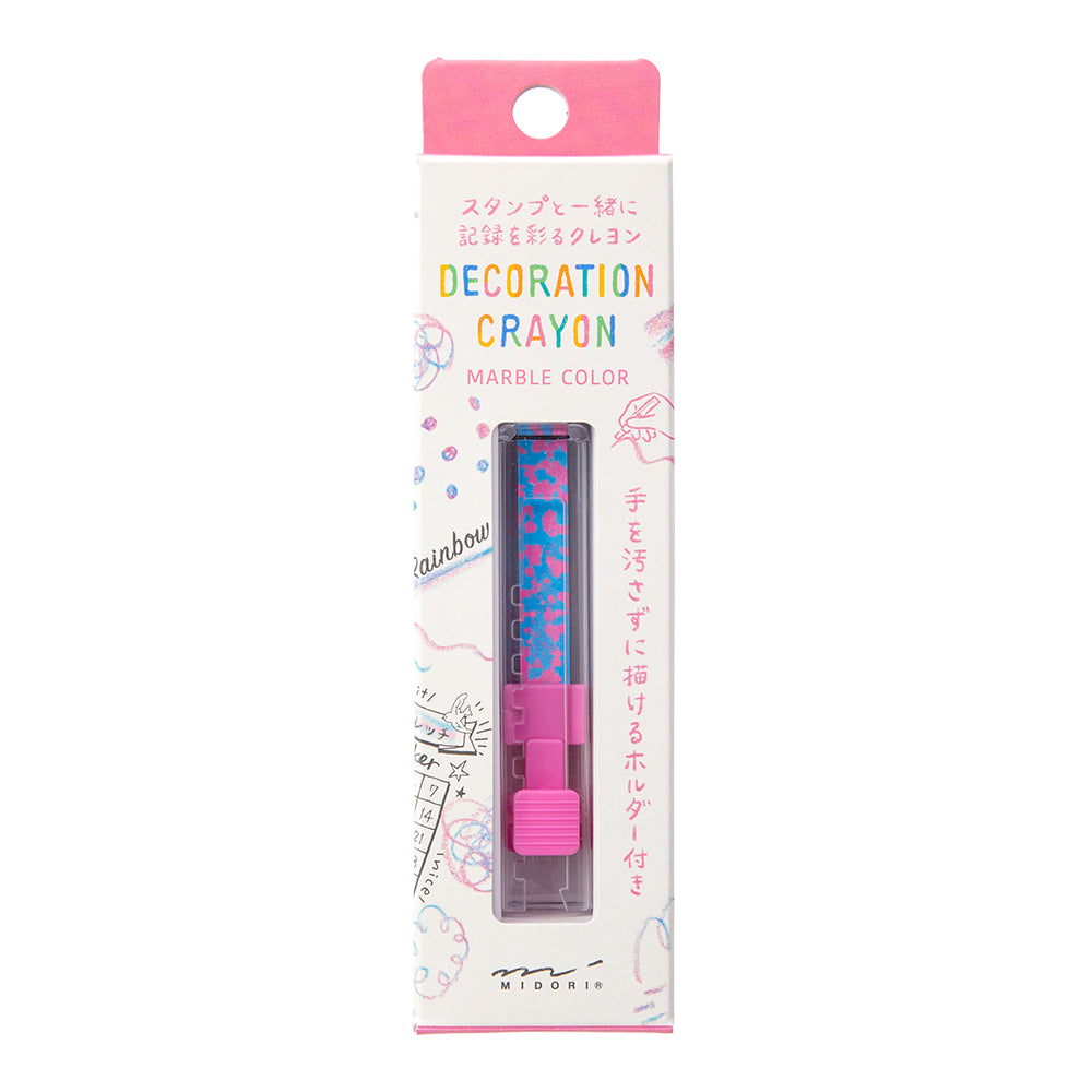 Décoration Crayon Rose et Bleu Clair