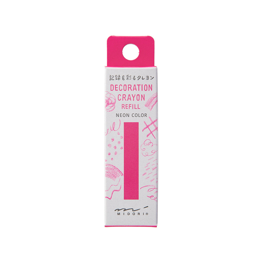 Recharge Décoration Crayon Rose
