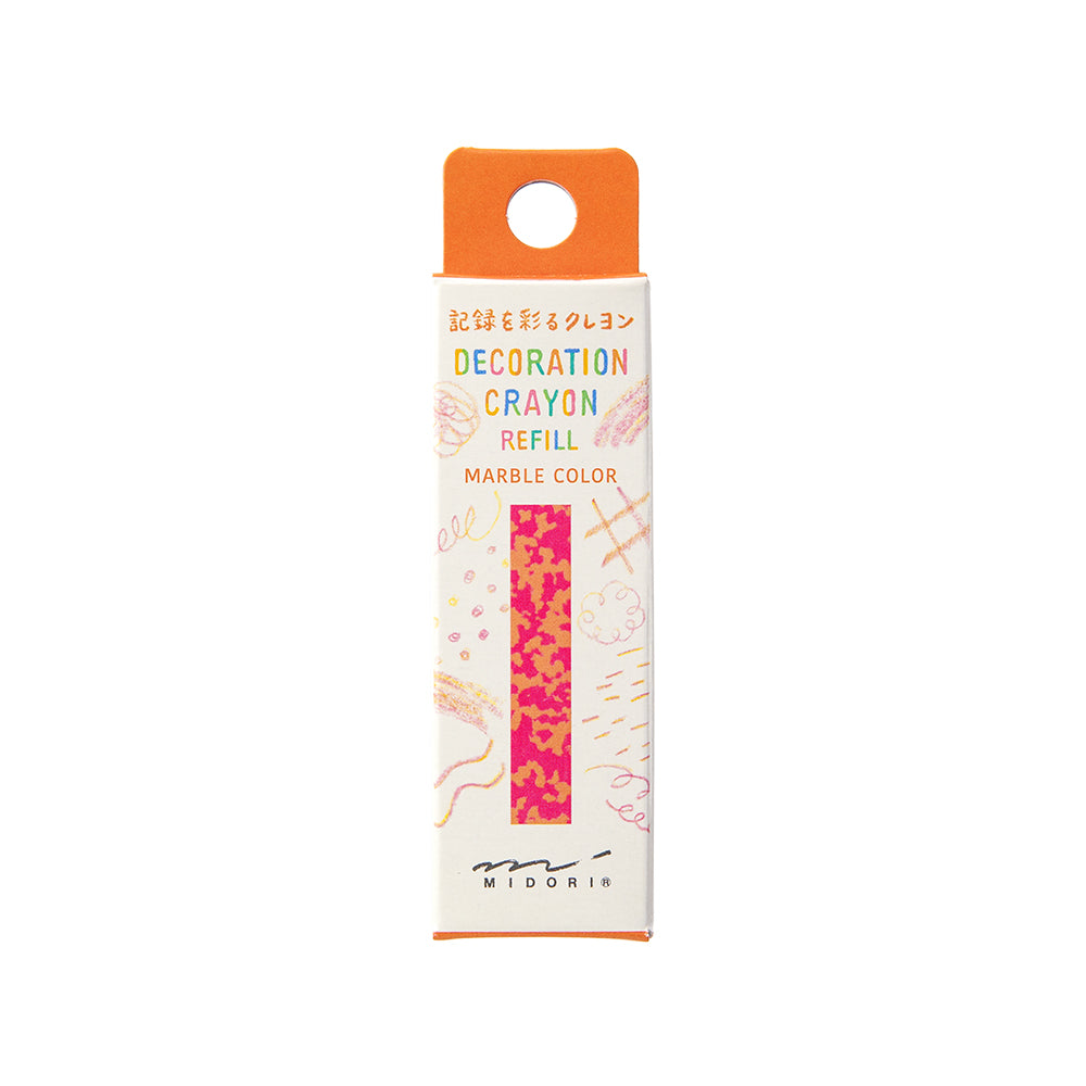 Recharge Décoration Crayon Rose et Orange