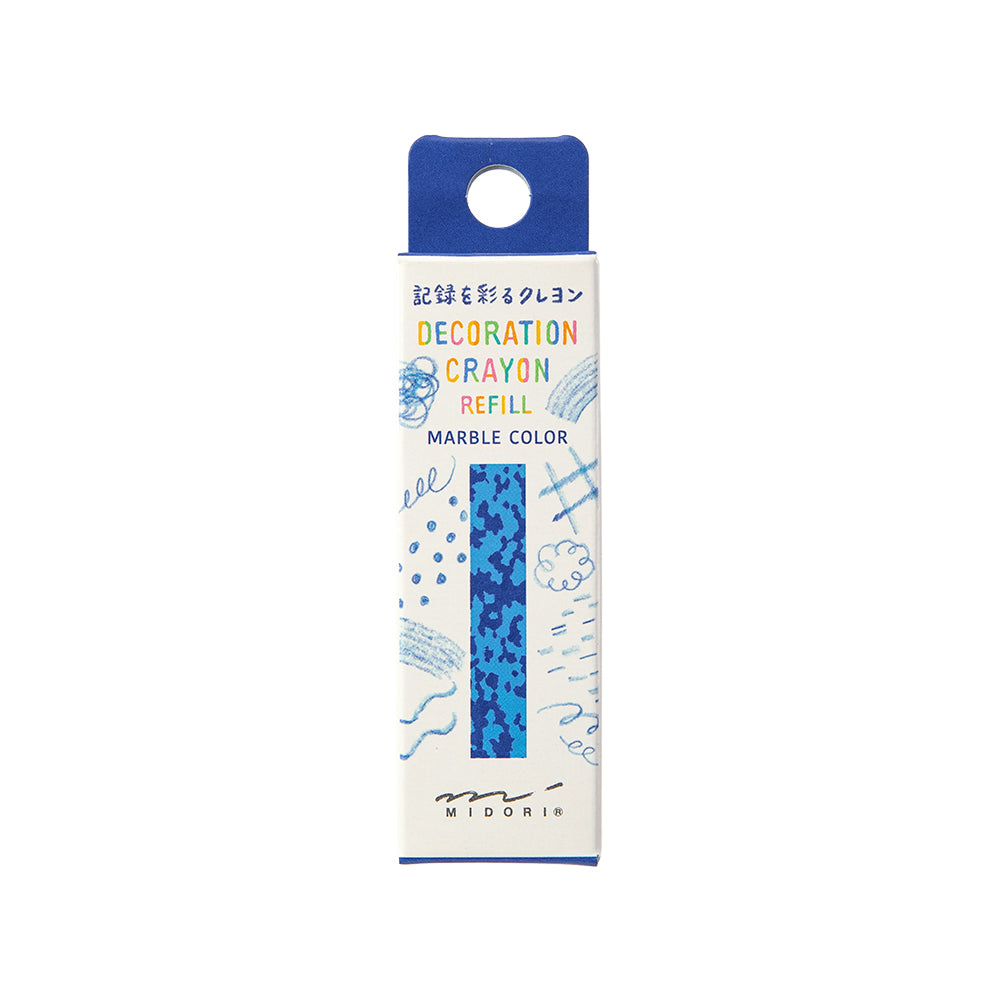 Recharge Décoration Crayon Bleu et Bleu Clair