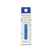 Recharge Décoration Crayon Bleu et Bleu Clair