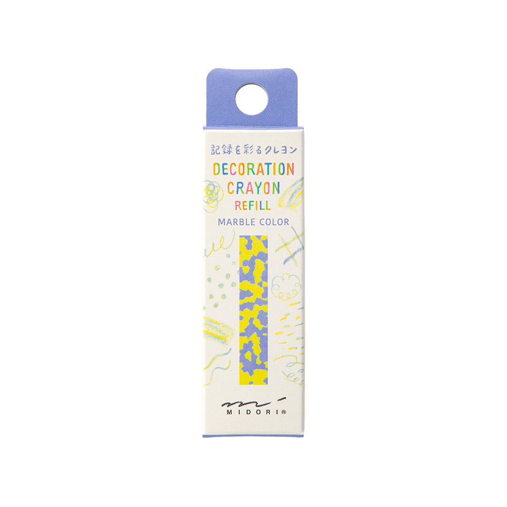 Recharge Décoration Crayon Jaune et Violet