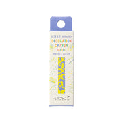 Recharge Décoration Crayon Jaune et Violet