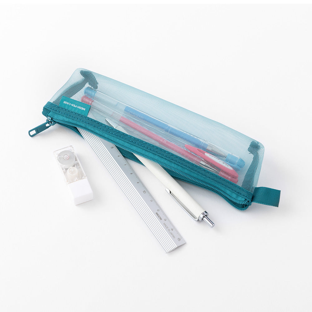 Trousse CL Mesh petite, Bleue