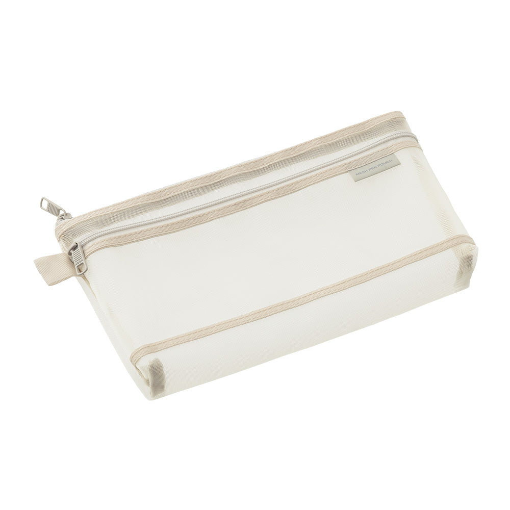 Trousse CL Mesh grande, Blanche