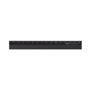 Règle Aluminium 15cm, Noire