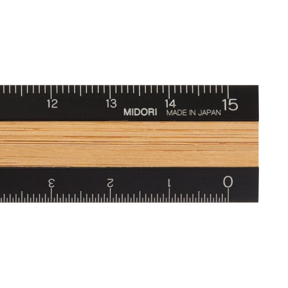 Règle 15cm, Bois Noir
