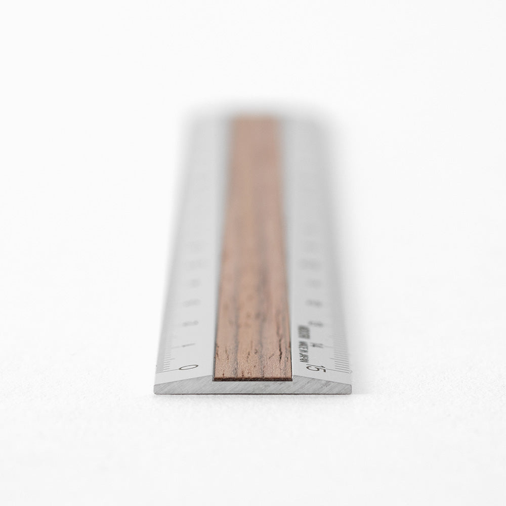 Règle 15cm, Bois Foncé