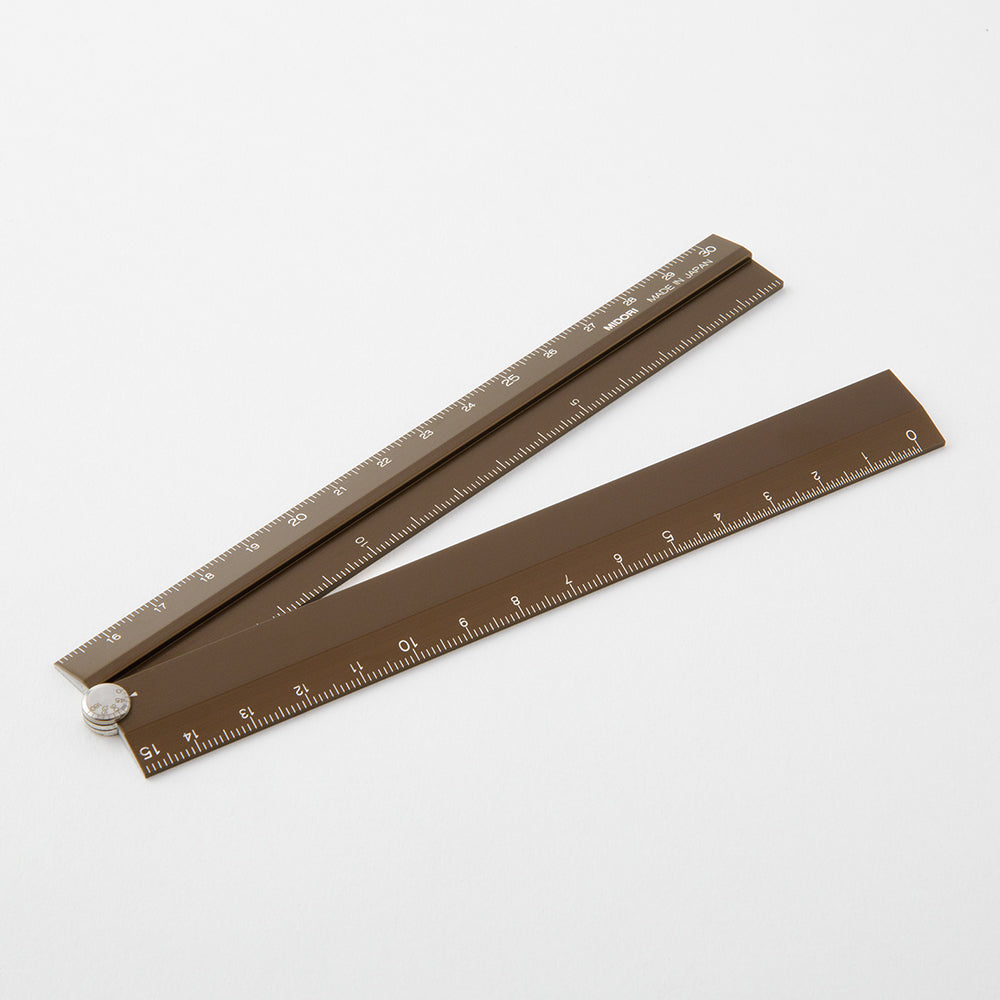 Règle Pliable 30cm Marron