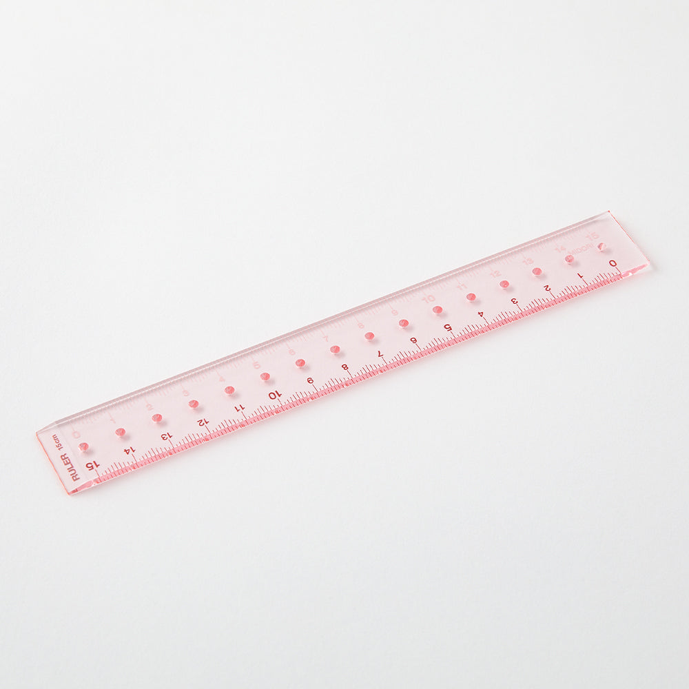 Règle 15cm, Rose