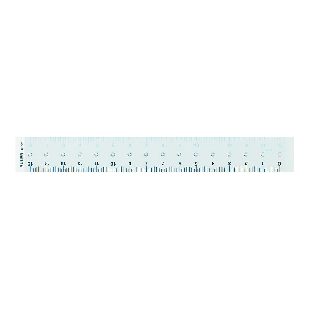 Règle 15cm, Bleu