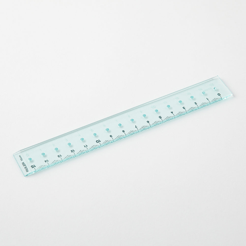 Règle 15cm, Bleu