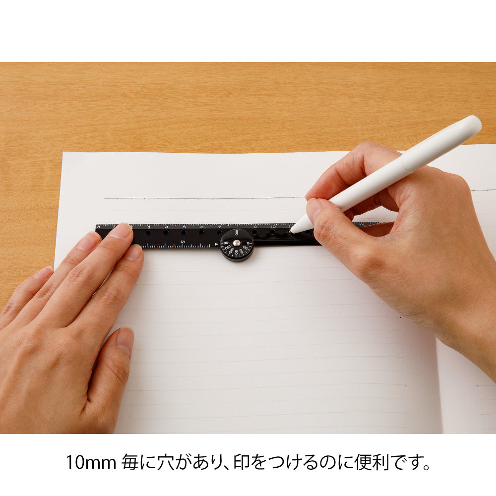 Règle Pliable 16cm, Noire